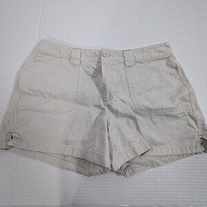 Old Navy Outlet Chino Shorts Womens 6 100% Cotton Tan